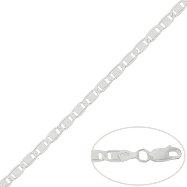 Cadena plata 925mm italiana - 4.50mm