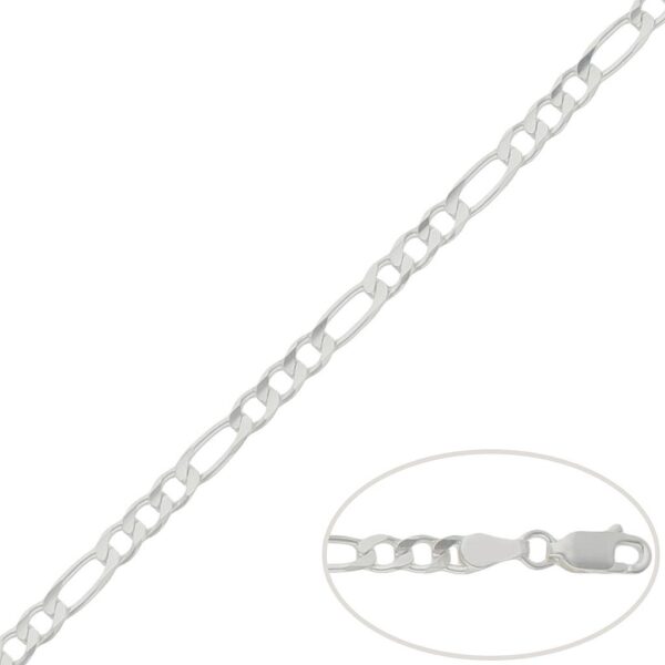 Cadena plata 925mm 3x1 - 4mm