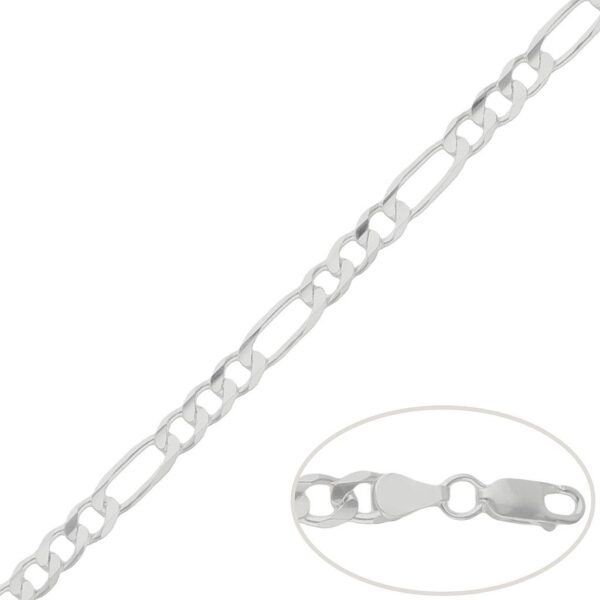 Cadena plata 925mm 3x1 - 6mm