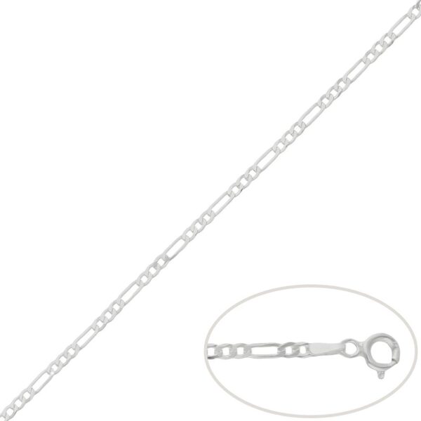 Cadena plata 925mm 3x1 - 2.50mm
