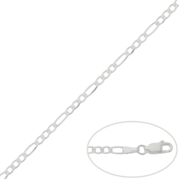 Cadena plata 925mm 3x1 - 2.80mm