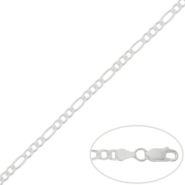 Cadena plata 925mm 3x1 - 3.70mm