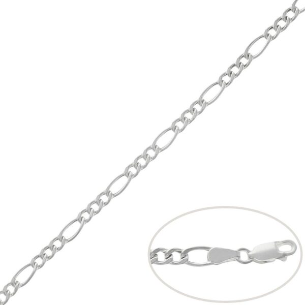 Cadena plata 925mm 3x1 - 4mm