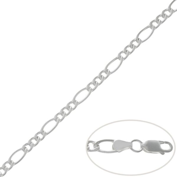 Cadena plata 925mm 3x1 - 5mm