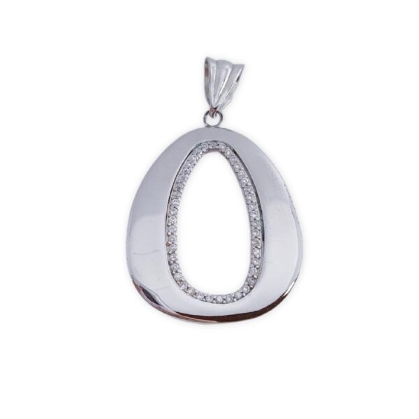 Colgante plata 925mm circonitas