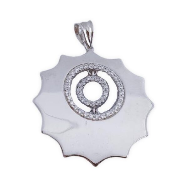 Colgante plata 925mm circonitas