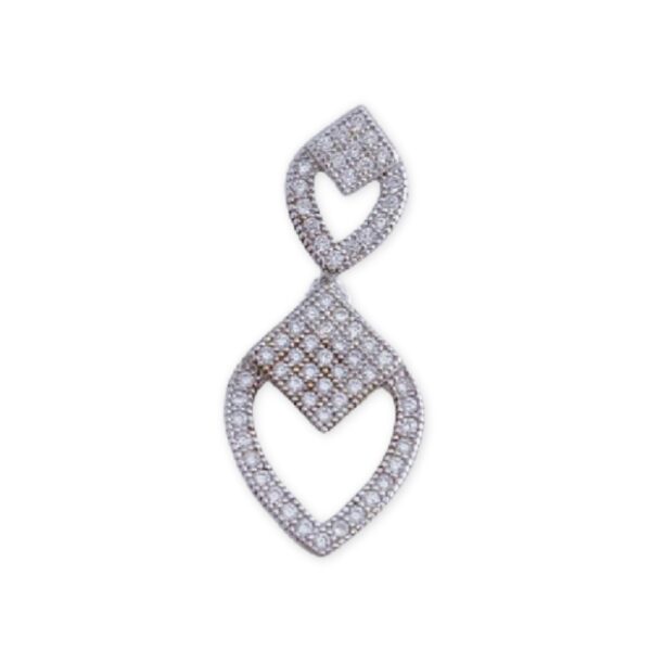 Colgante plata 925mm circonitas