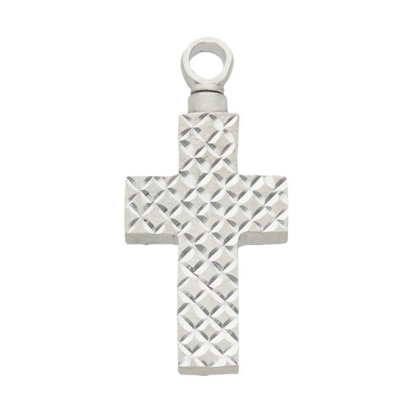 Guardacenizas plata 925mm cruz - 17x34mm