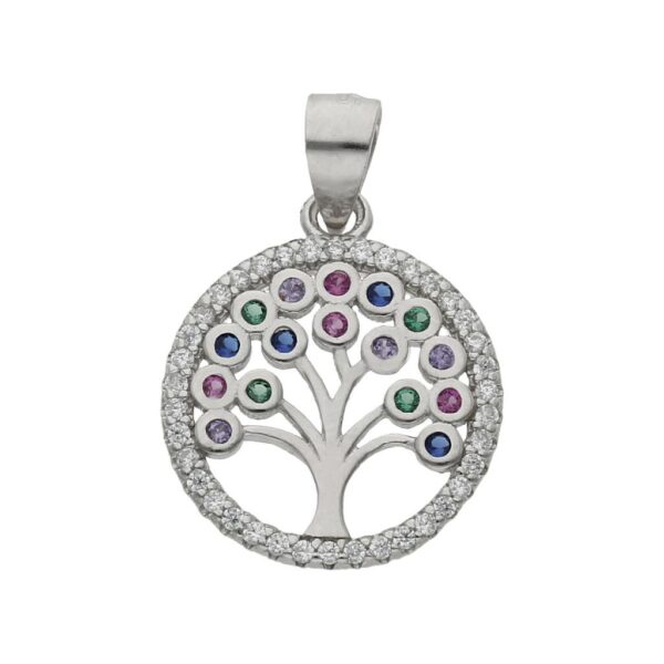 Colgante plata 925mm arbol de la vida - 15mm