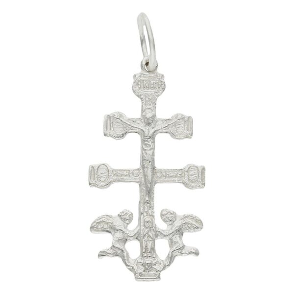 Cruz plata 925mm caravaca - 12x23mm