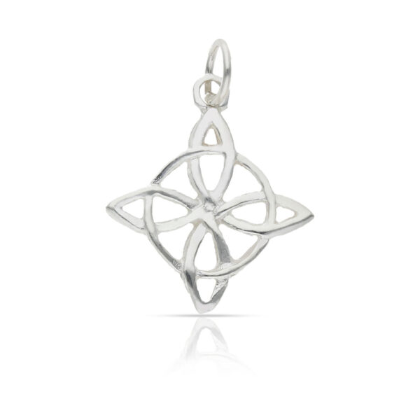Colgante plata 925mm nudo de bruja - 17mm