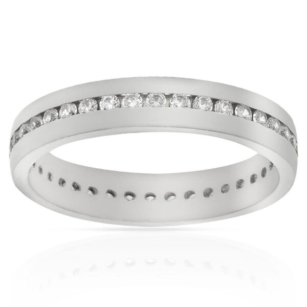 Alianza plata 925mm circonita - 4mm