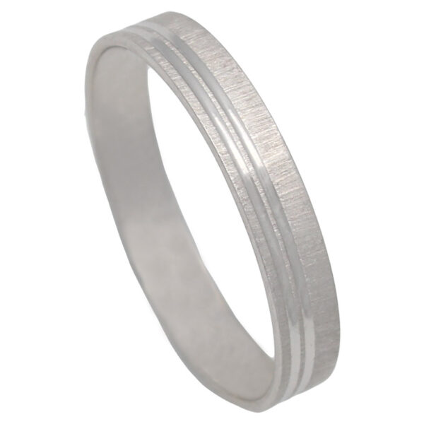 Alianza oro blanco 18kl - 3.50mm