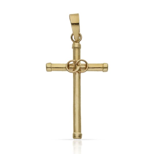 Cruz oro 18kl - 15x28mm