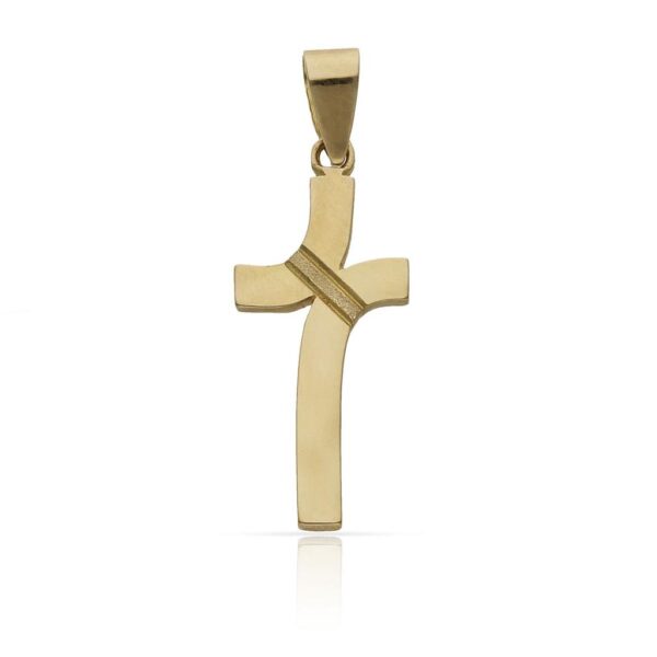 Cruz oro 18kl - 11x25mm