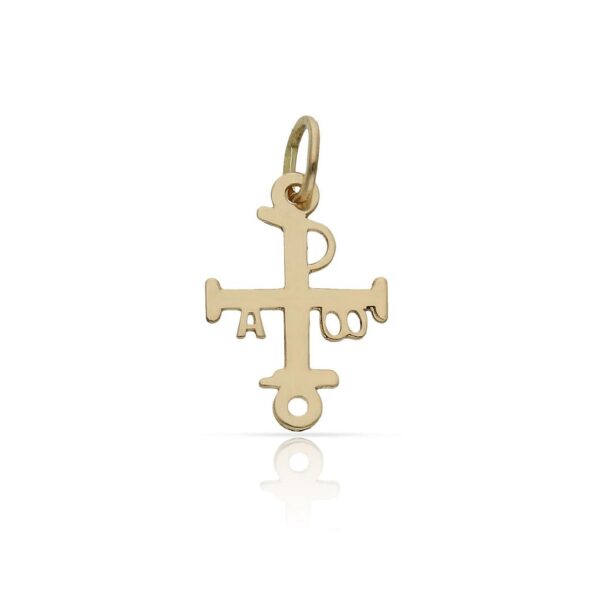 Cruz oro 18kl - 12x18mm