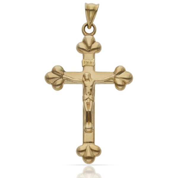 Cruz oro 18kl cristo - 22x36mm