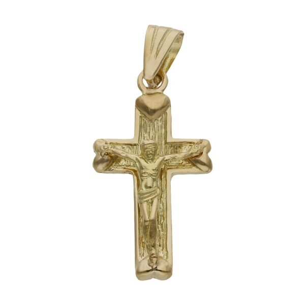 Cruz oro 18kl cristo - 15x29mm