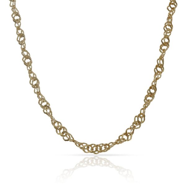 Cadena oro 18kl singapur - 3.50mm