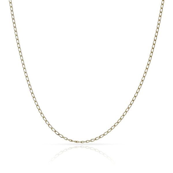 Cadena oro 18kl bilbao - 1mm