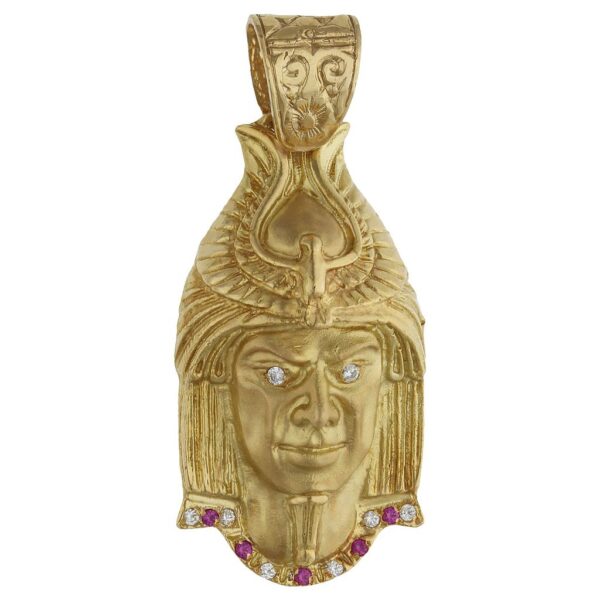 Colgante oro 18kl indio - 24x45mm