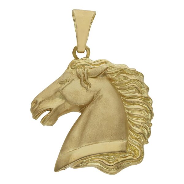 Colgante oro 18kl caballo - 28x32mm