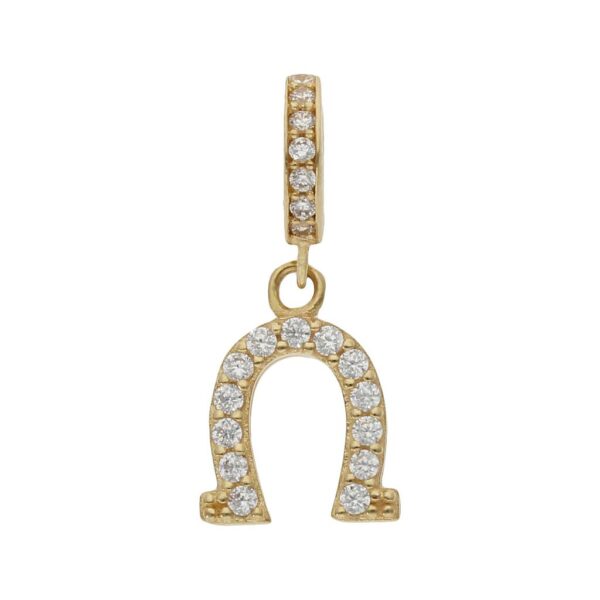 Charms colgante oro 18kl herradura