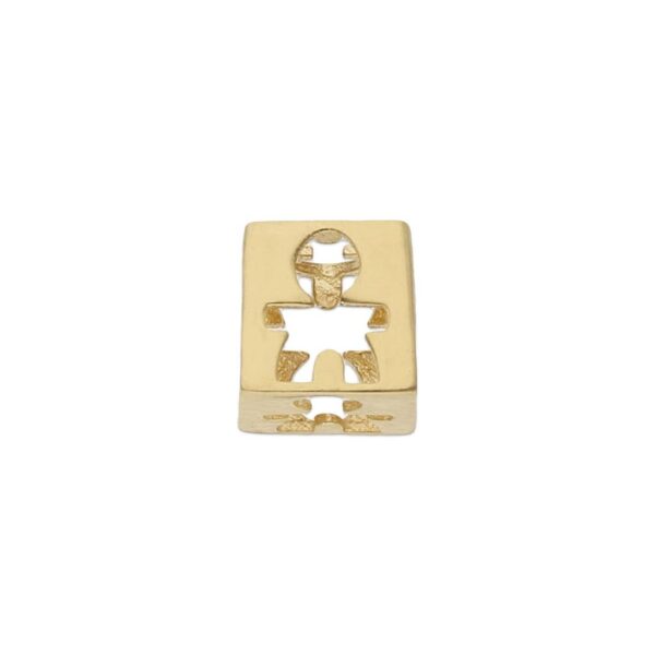 Charms oro 18kl cubo niño