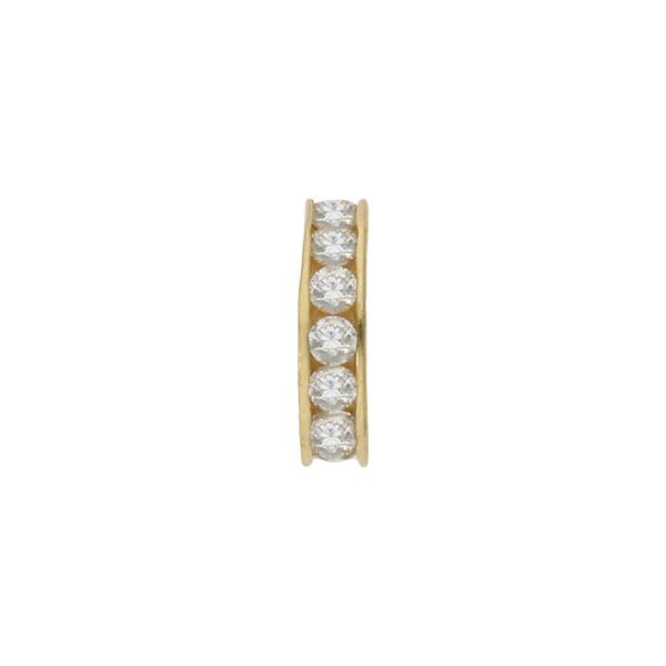 Charms oro 18kl separador circonitas