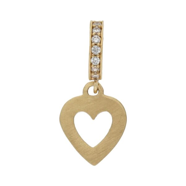 Charms colgante oro 18kl corazon