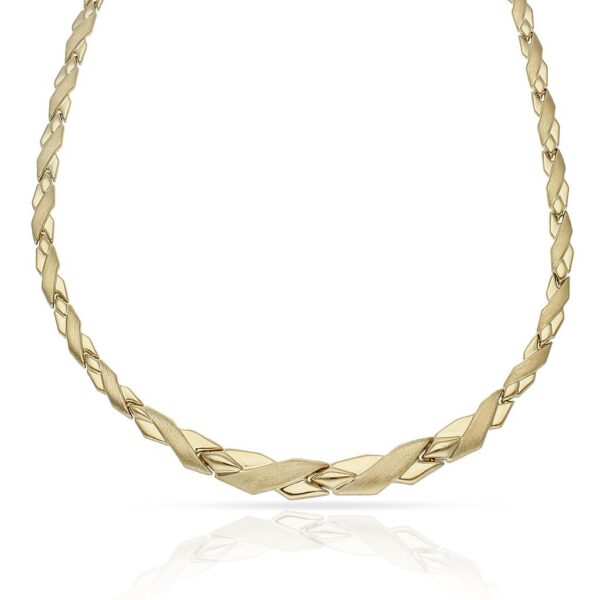 Collar oro 18kl troquelado