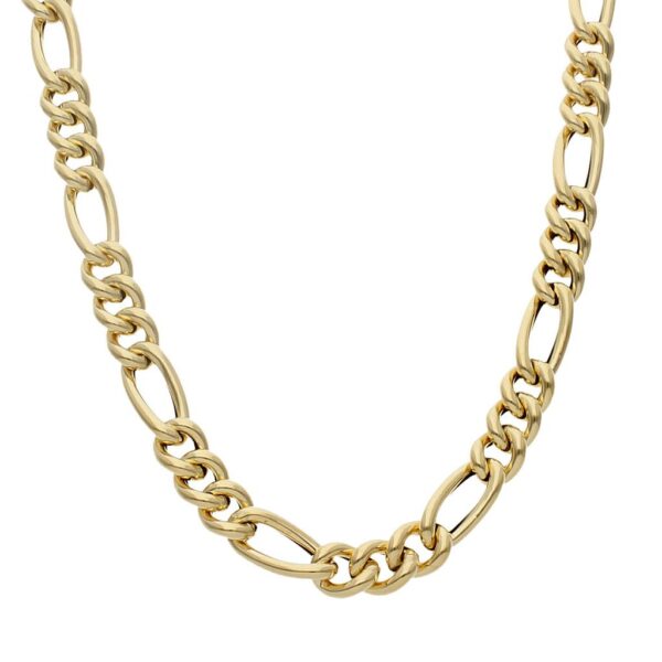 Collar oro 18kl 3x1 hueco - 9mm