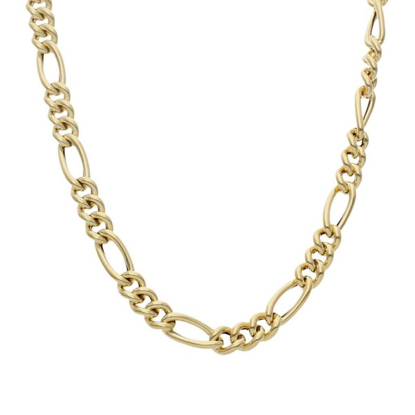 Collar oro 18kl 3x1 hueco - 7mm