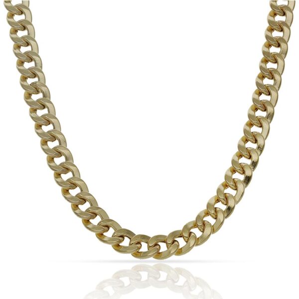 Collar oro 18kl barbado hueco - 6.50mm