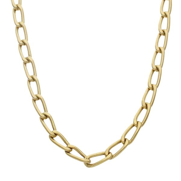 Collar oro 18kl figaro - 7mm