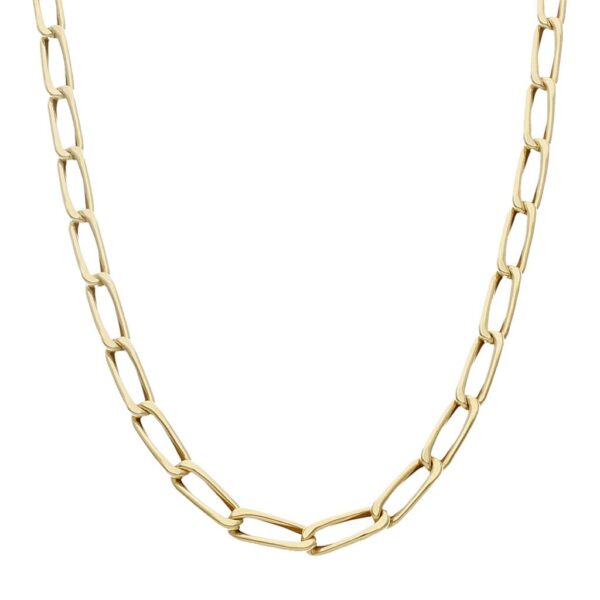 Collar oro figaro 18kl - 6mm