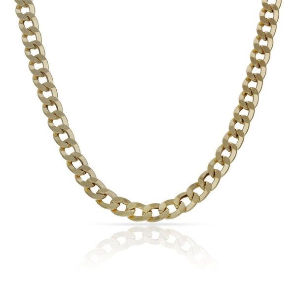 Collar oro 18kl barbado hueco - 5mm