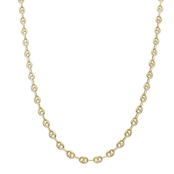 Collar oro 18kl calabrote hueco - 6mm