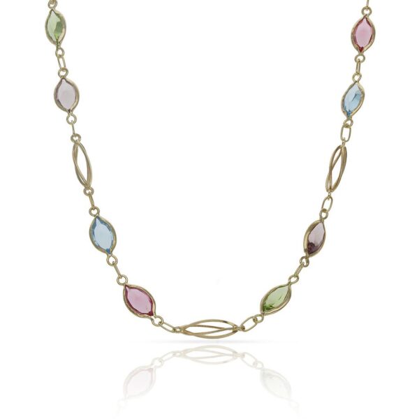 Collar oro 18kl colores