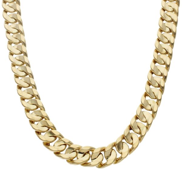 Collar oro 18kl barbado 12mm