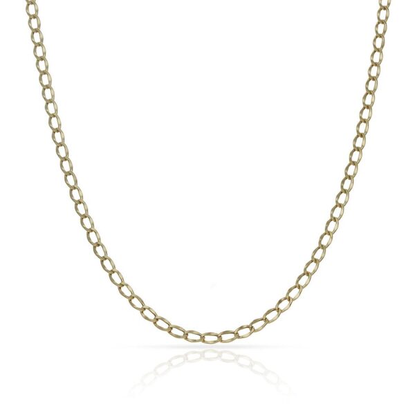 Cadena oro 18kl hueca - 2mm