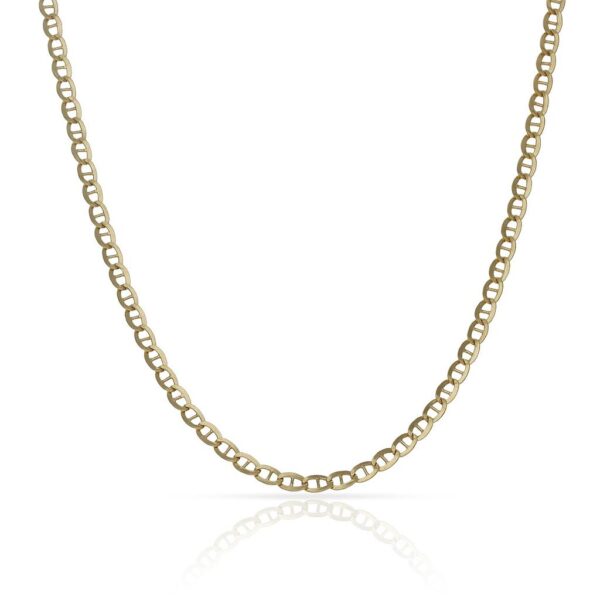 Cadena oro 18kl hueca ancla - 2mm