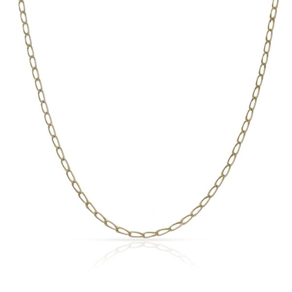 Cadena oro 18kl hueca bilbao - 1mm