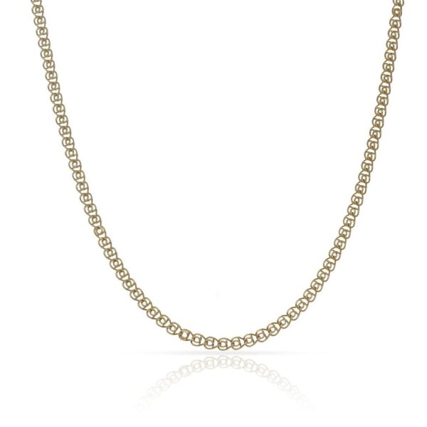 Cadena oro 18kl love maciza - 2mm