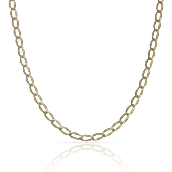 Cadena oro 18kl hueca - 3mm