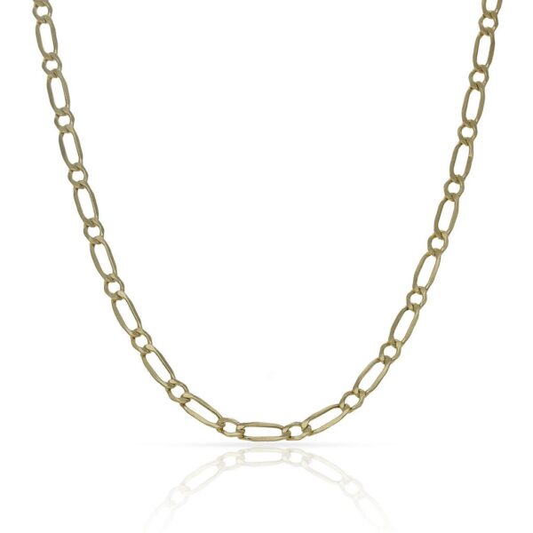 Cadena oro 18kl 1x1 hueca - 2.50mm