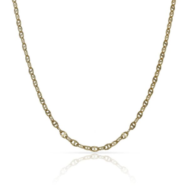 Cadena oro 18kl calabrote hueca - 2mm