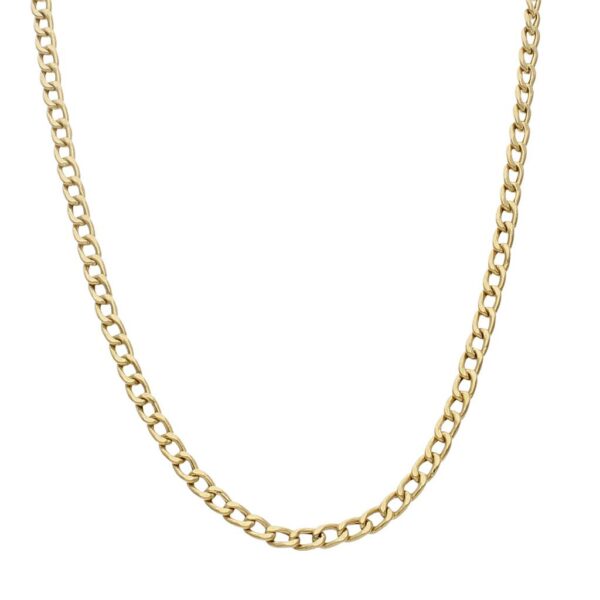 Collar oro 18kl hueco barbado - 3.50mm