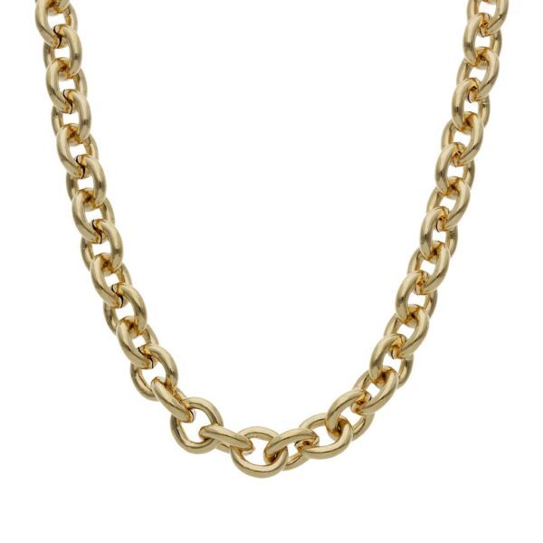 Collar oro 18kl rolot hueco - 7mm
