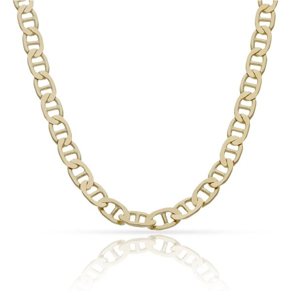 Collar oro 18kl ancla 5mm